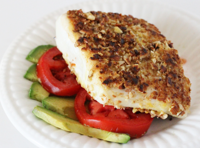 Almond Crusted Halibut – Clean Eating