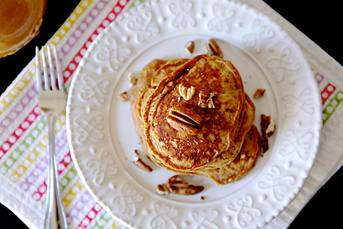 Sweet Potato Pancakes // Erin Skinner from The Speckled Palate for My Cooking Spot