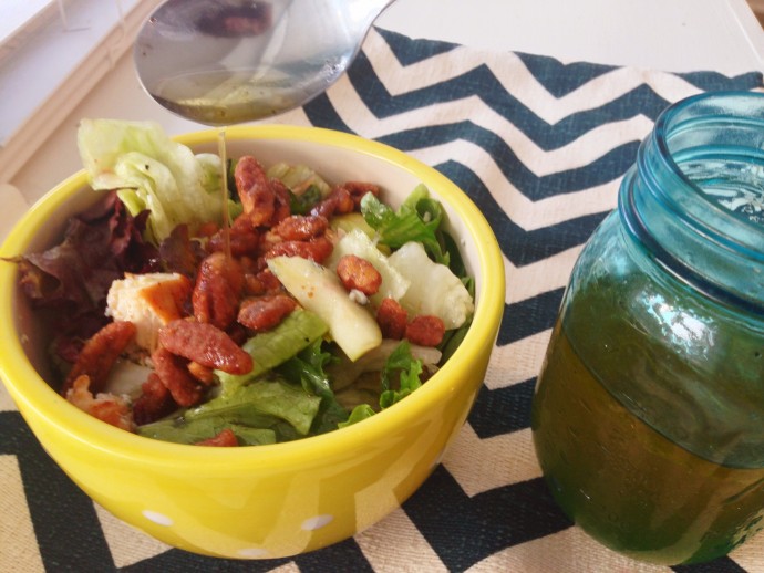 Apple Pecan Salad with Apple Cider Vinaigrette