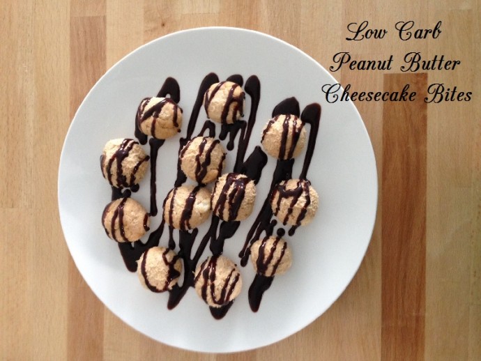 Low Carb Peanut Butter Cheesecake Bites