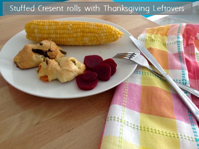 Stuffed Crescents with Thanksgiving Leftovers