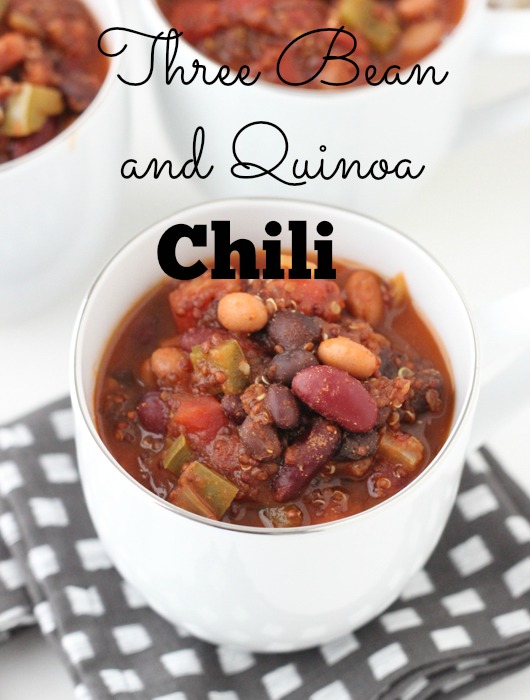 Three Bean and Quinoa Chili