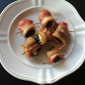 Cheesy Bacon-Wrapped Dates