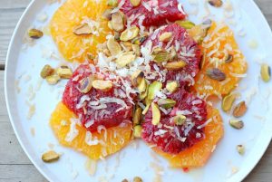 Citrus Salad with Toasted Coconut & Pistachios
