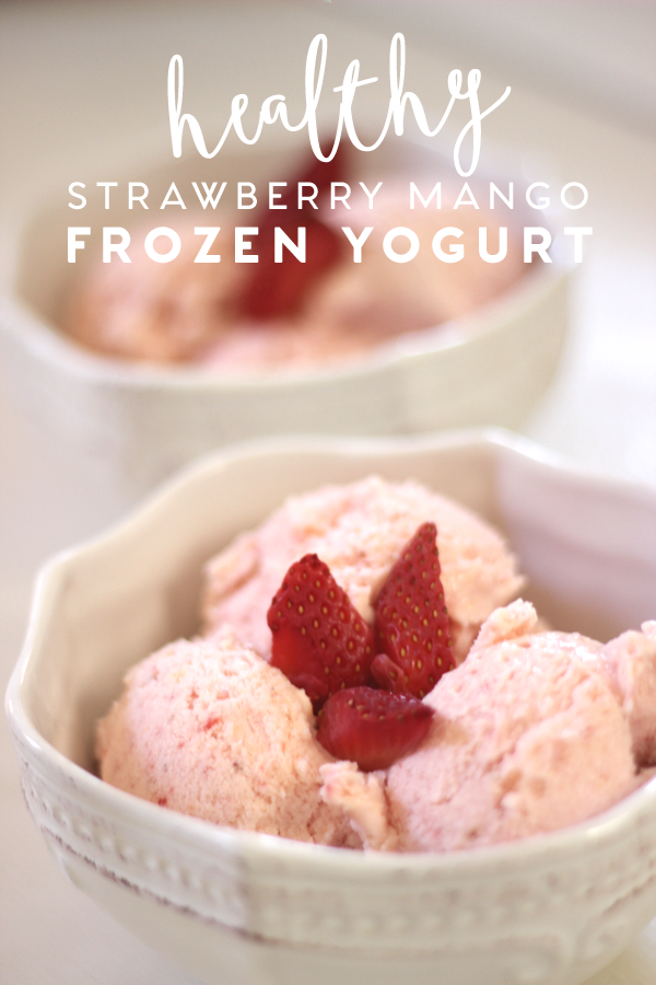 Healthy Homemade Frozen Yogurt