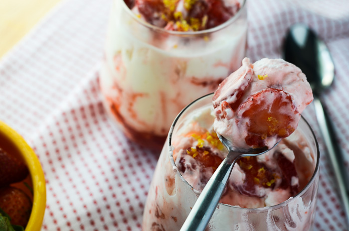 A springtime spin on a classic English dessert, this creamy, tangy Strawberry Lemonade Fool is perfect for any occasion!