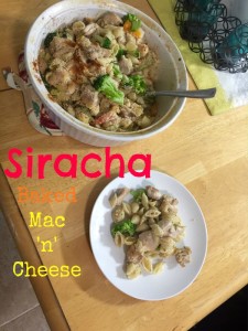 Spicy Siracha Baked Mac ‘n’ Cheese