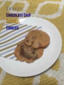 Smokey Chocolate Chip Caramel Cookies