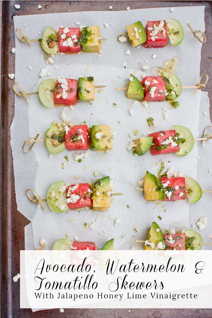 This fruit skewer is juicy, tart, creamy, and spicy all in one bite. They disappeared first at the party!