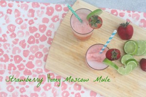 Strawberry Honey Moscow Mule