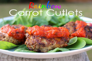 Rainbow Carrot Cutlets (little patties with hidden veggies that are perfect for your picky eaters!)