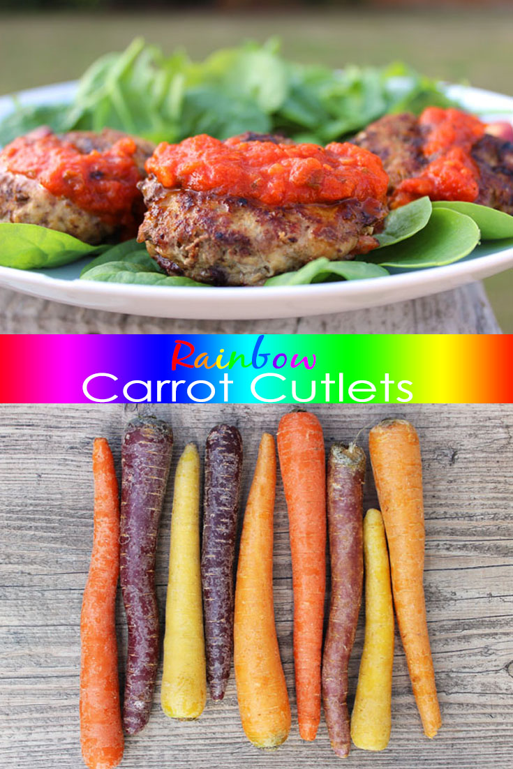 Rainbow Carrot Cutlets #glutenfree #recipe