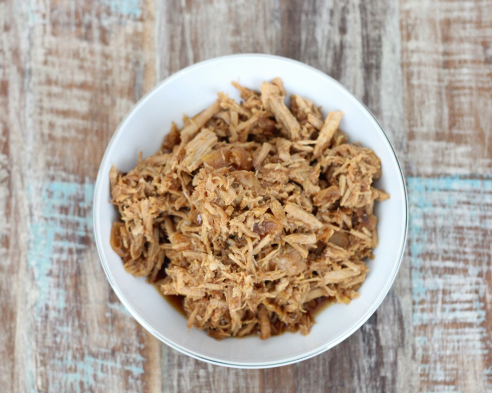Slow Cooker Garlic Ginger Shredded Pork