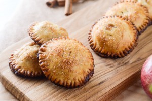 Mini Cinnamon Apple Hand Pies - home baked autumn goodness in the palm of your hand! | Get the recipe on MyCookingSpot.com!