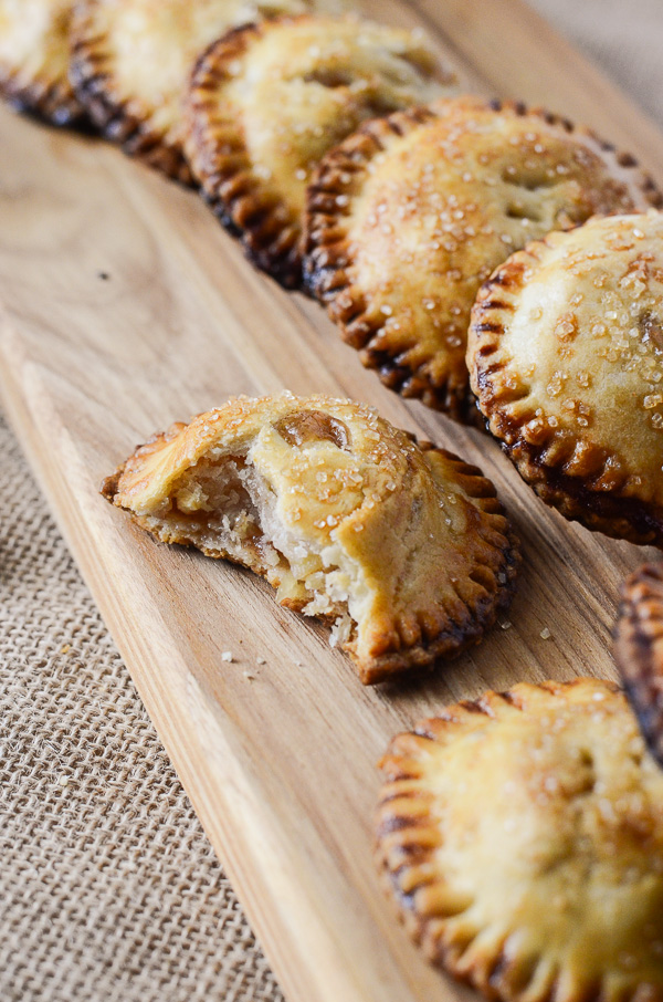 Mini Cinnamon Apple Hand Pies - home baked autumn goodness in the palm of your hand! | Get the recipe on MyCookingSpot.com!