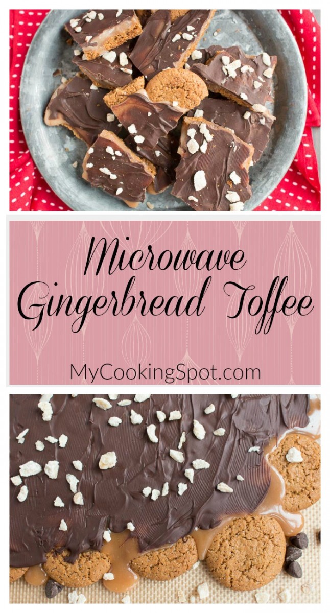 Microwave Gingerbread Toffee - My Cooking Spot - Pinterest