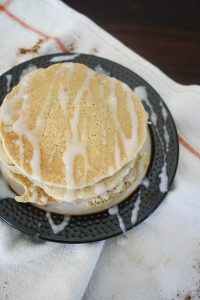 Cinnamon Pancakes with Icing