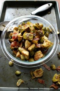 Mustard Roasted Brussels Sprouts