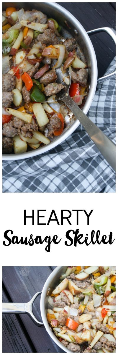 Try this easy, healthy dinner idea tonight! Hearty Sausage Skillet requires only a few minutes of prep work and is ready in under 30 minutes. This flavorful dish is going to be a hit with your family!