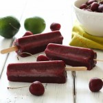 Cherry Lime Popsicles