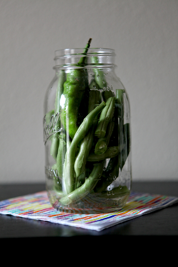 Pickled Green Beans // Erin Skinner from The Speckled Palate for My Cooking Spot