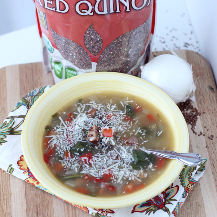 Sausage Veggie Quinoa Soup2