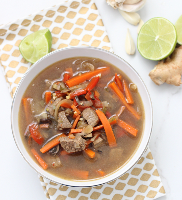 Ginger Beef Soup