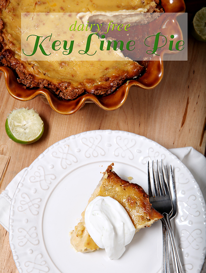 {Dairy Free} Key Lime Pie | Summertime is here, and who doesn't love a good 'ol key lime pie for dessert as the days swelter? Surprise your dairy free friends with this delightfully creamy {Dairy Free} Key Lime Pie! It's so good that folks who aren't dairy free enjoy it, too! @speckledpalate for @mycookingspot
