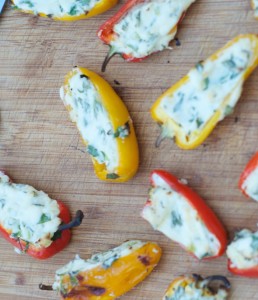 Stuffed & Grilled Mini Bell Peppers