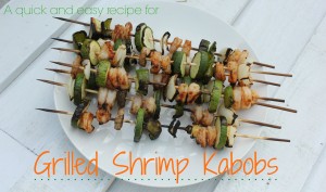 Simple Grilled Shrimp Kabobs