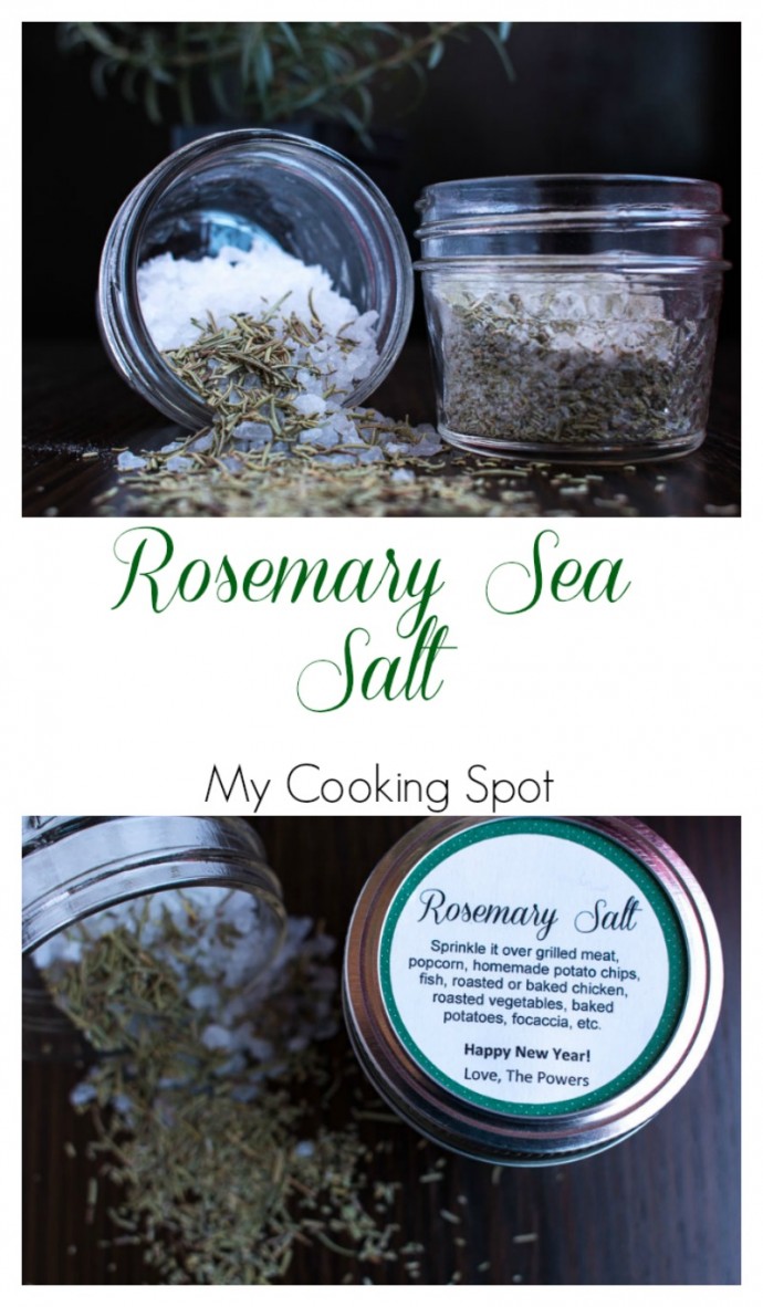 Rosemary Sea Salt - Pinterest - My Cooking Spot