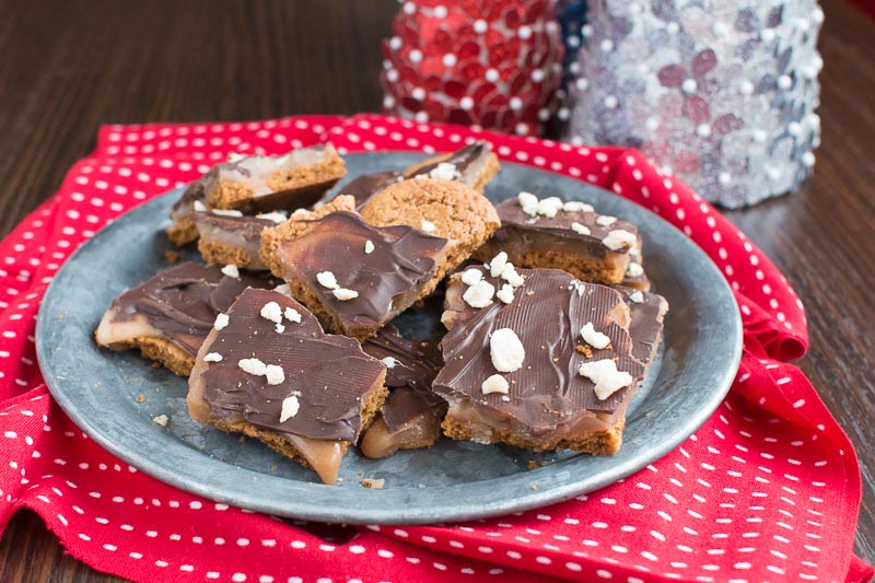 Microwave Gingerbread Toffee