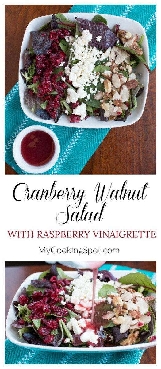 Pinterest - Cranberry Walnut Salad - My Cooking Spot