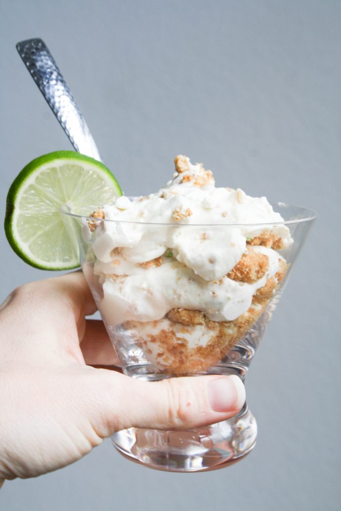 Cool off this summer with this refreshing Key Lime Pie No Churn Ice Cream. Super simple to make with no machine!