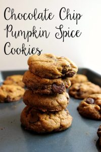 Chocolate Chip Pumpkin Spice Cookies